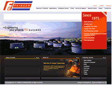 Tablet Screenshot of faingerengineering.com